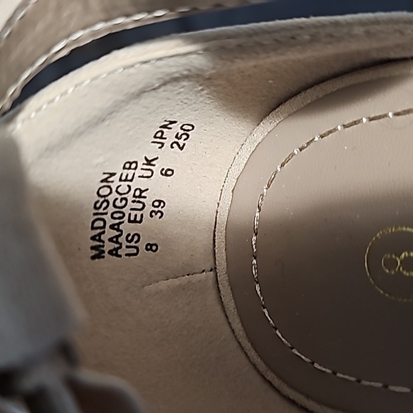 Dream Pairs Madison Nude/Suede Sz 8 Shoes Cocktail Wedding Prom SemiFormal Wow - Picture 4 of 6